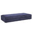 SCHLAFSOFA Chenille Dunkelblau - Chromfarben/Dunkelblau, Design, Textil/Metall (212/84/100cm)