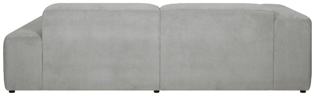 HÖRNSOFFA i manchester ljusgrå  - ljusgrå/svart, Design, textil/plast (252/170cm) - MID.YOU