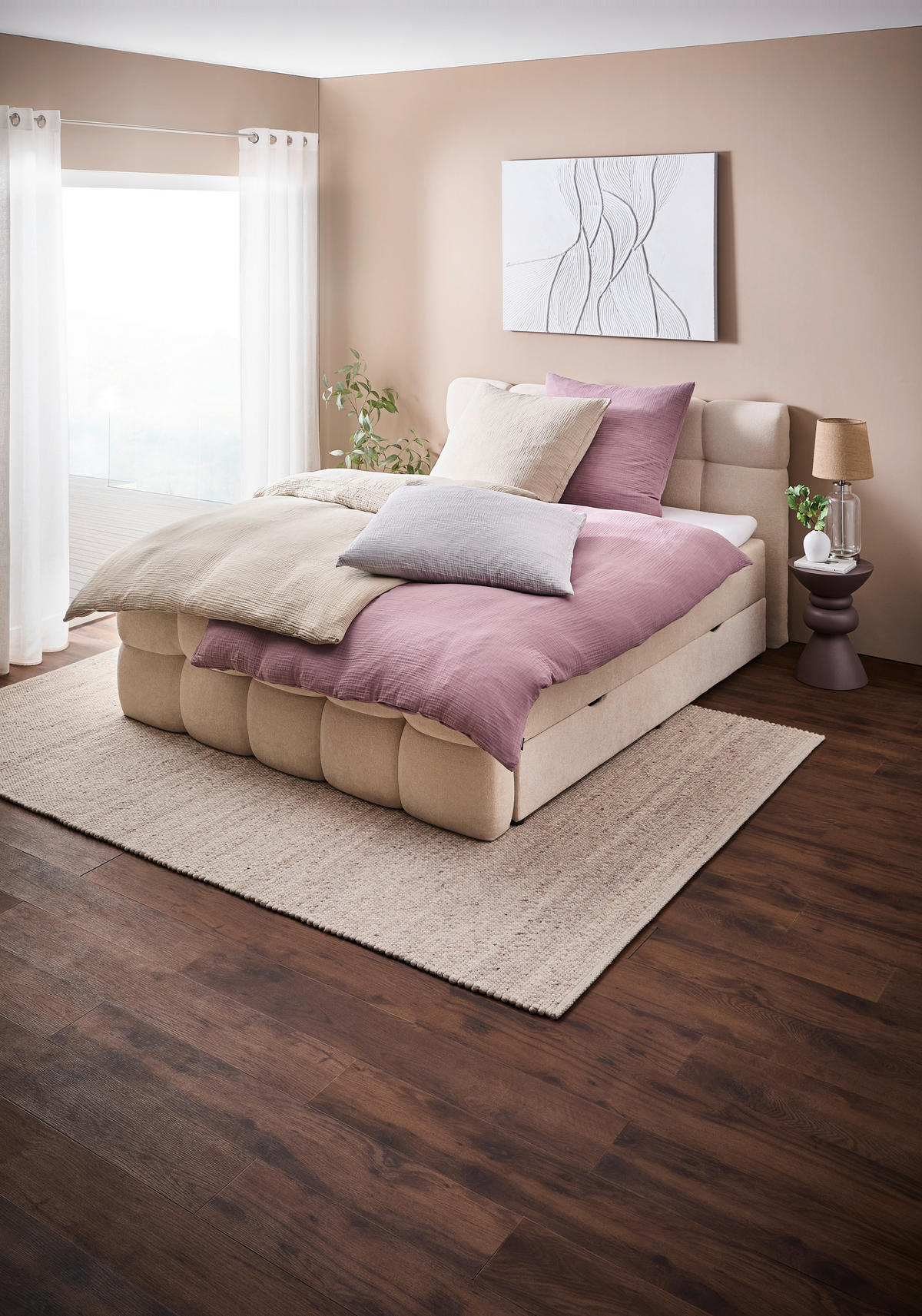 BETTWÄSCHE Musselin 135/200 cm  - Beige, Textil (135/200cm) - Novel