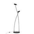 LED-STEHLEUCHTE 87/40/205,5 cm    - Schwarz, Design, Metall (87/40/205,5cm) - Dieter Knoll