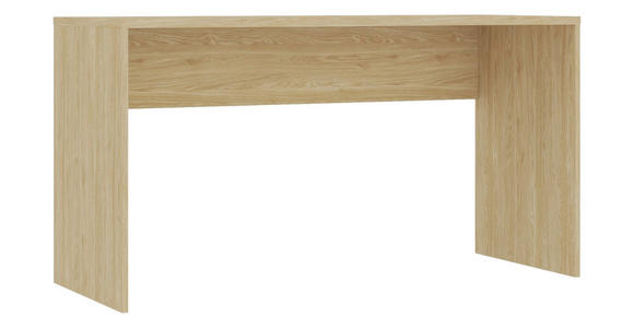 SCHREIBTISCH 135/73/54,5 cm Eichefarben  - Eichefarben, KONVENTIONELL, Holzwerkstoff (135/73/54,5cm) - Hom`in