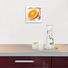 Eiswürfel, Essen & Trinken Glasbild "Orange Cube" - Multicolor, Basics, Glas (20/20cm) - EUROGRAPHICS