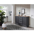 SIDEBOARD  in 165/102/41 cm  - Schwarz/Graphitfarben, Design, Holzwerkstoff/Metall (165/102/41cm) - Landscape