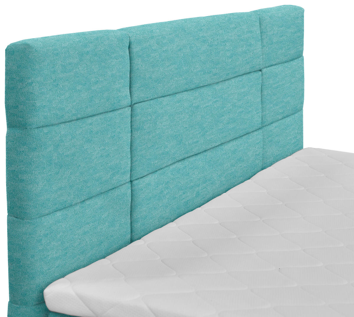 BOXBETT 140/200 cm  in Türkis  - Türkis/Schwarz, KONVENTIONELL, Holz/Kunststoff (140/200cm) - Boxxx