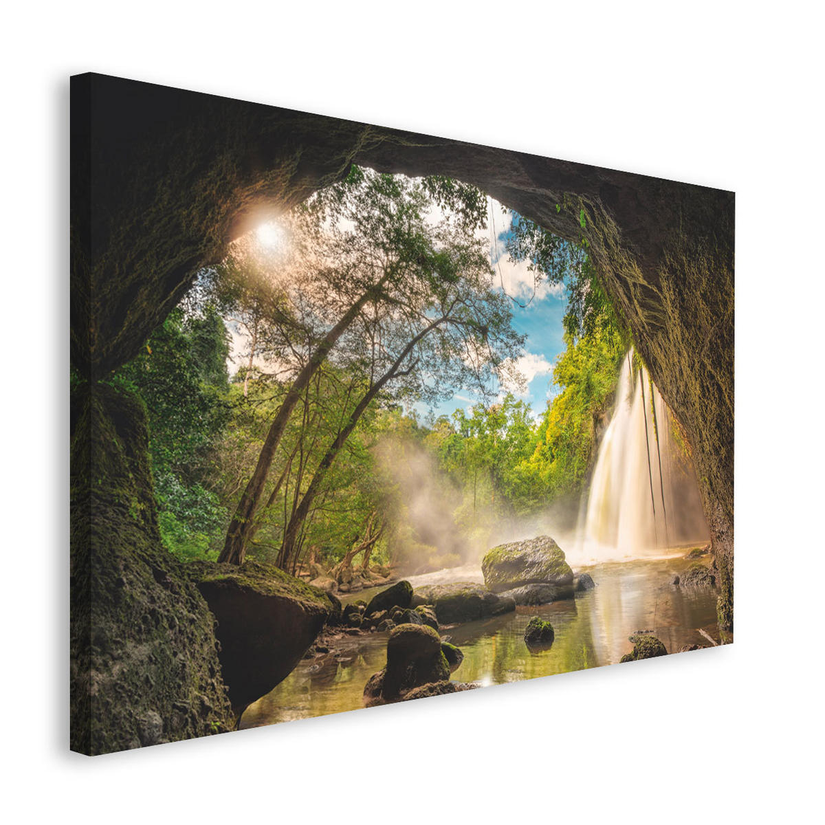 BILD Landschaft & Natur, Wasser  - Multicolor, Basics, Holz/Papier (70/118/2cm) - Reinders!