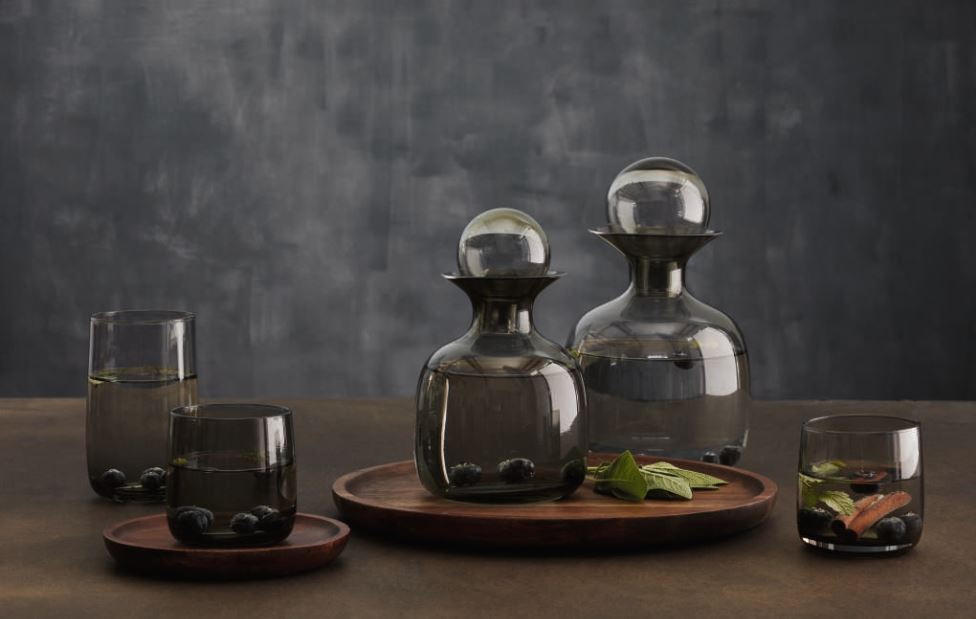 GLAS   - Grau, KONVENTIONELL, Glas (8/8cm) - ASA