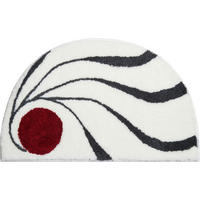 BADTEPPICH Colani 18 Weiß 50/80 cm  - Weiß, Basics, Kunststoff/Textil (50/80cm) - Grund