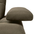 ECKSOFA in Struktur Graubraun  233/313 cm  - Graubraun/Schwarz, Design, Kunststoff/Textil (233/313cm) - Emilio Belluti
