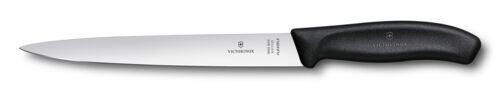 FILETIERMESSER - Edelstahlfarben/Schwarz, Basics, Kunststoff/Metall (33.0/3,3/1,8cm) - Victorinox