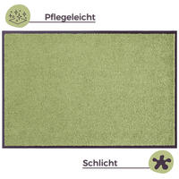 SCHMUTZFANGMATTE  90/150 cm  Hellgrün  Uni  - Hellgrün, Basics, Kunststoff/Textil (90/150cm) - Hanse Home