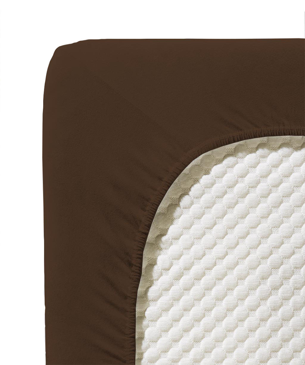 SPANNBETTTUCH Jenny C Single-Jersey - Dunkelbraun, Basics, Textil (100/200cm) - Fleuresse