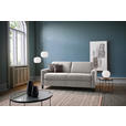 SCHLAFSOFA  in Webstoff Hellgrau  - Hellgrau/Schwarz, Design, Holz/Textil (184/92/102cm) - Venda