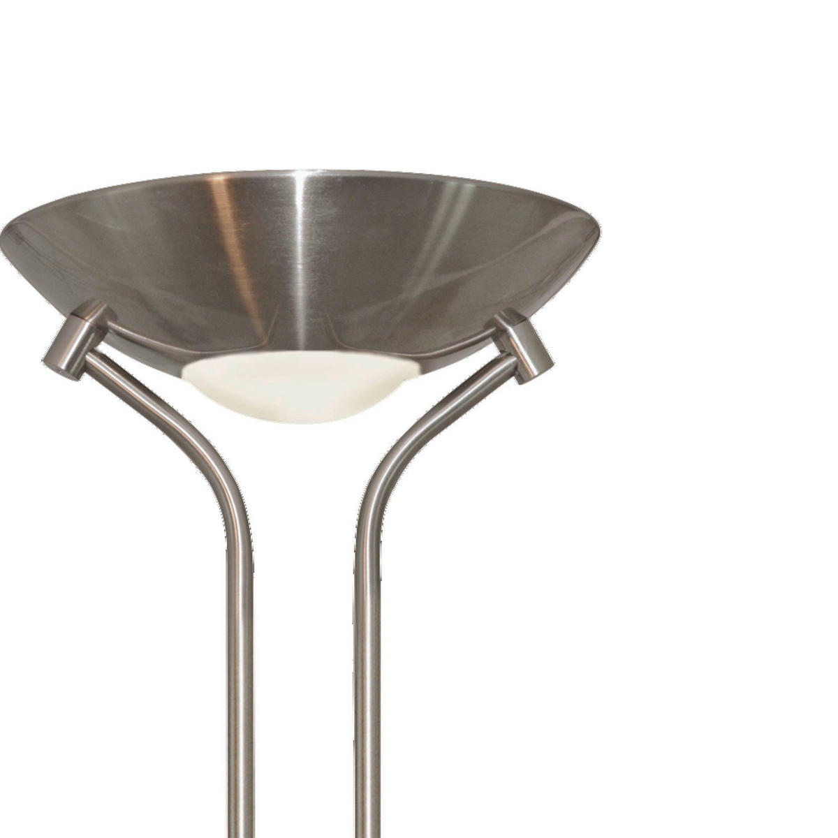 LED-STEHLEUCHTE 25.4/180 cm    - Silberfarben, Basics, Glas/Metall (25.4/180cm)
