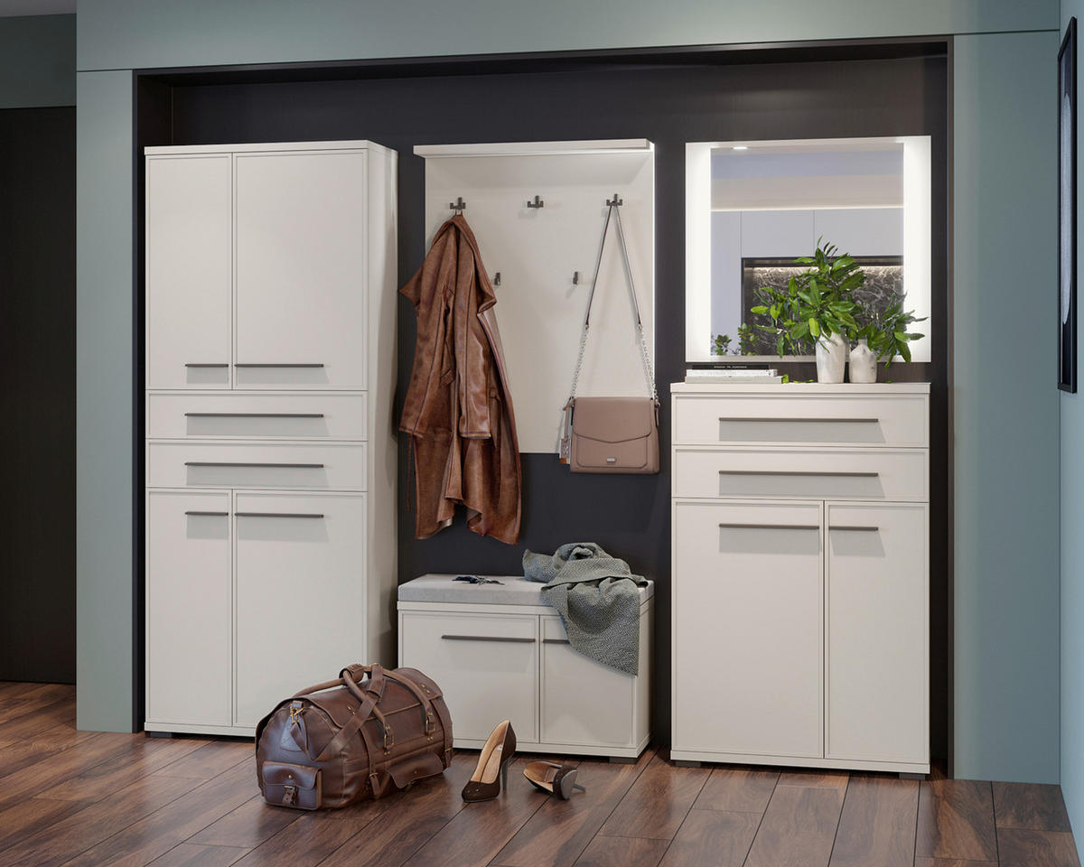 OMARA ZA ČEVLJE  - Moderno, umetna masa/leseni material (76/117/36cm) - Hom`in