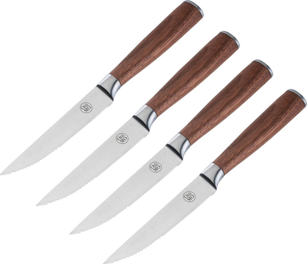 SET NOŽEVA      4-dijelni   - Basics, drvo/metal