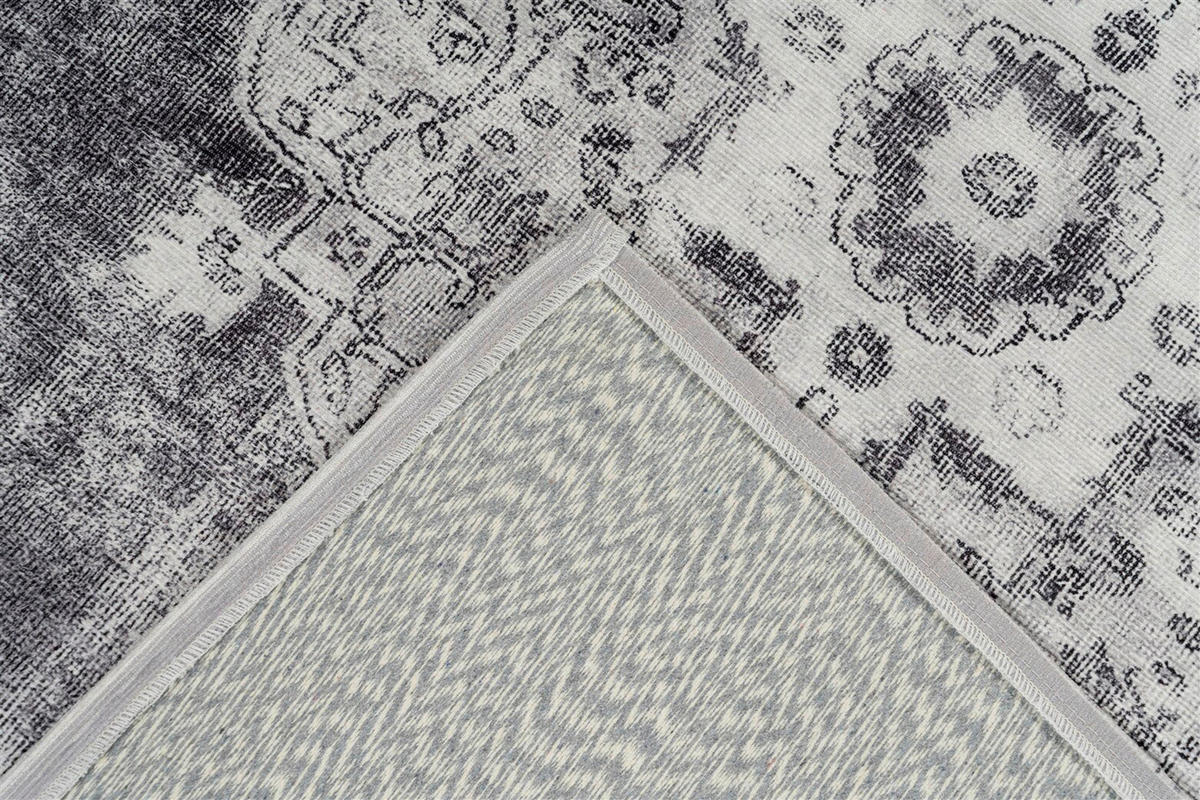 FLACHWEBETEPPICH 200/290 cm Vintage 8400 Hellgrau  - Hellgrau, Konventionell, Textil (200/290cm)