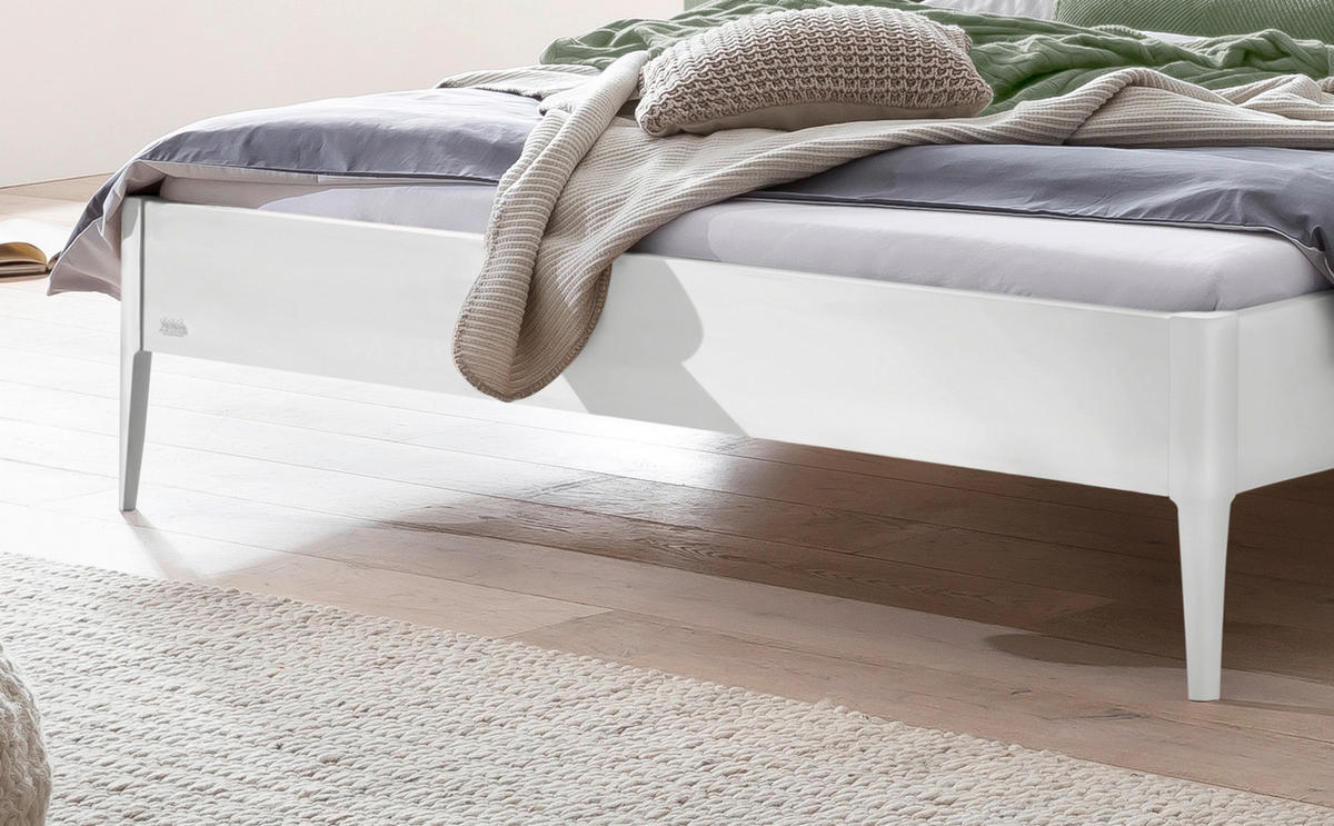 BETT 140/200 cm  in Weiß  - Weiß, Design (140/200cm) - Hasena