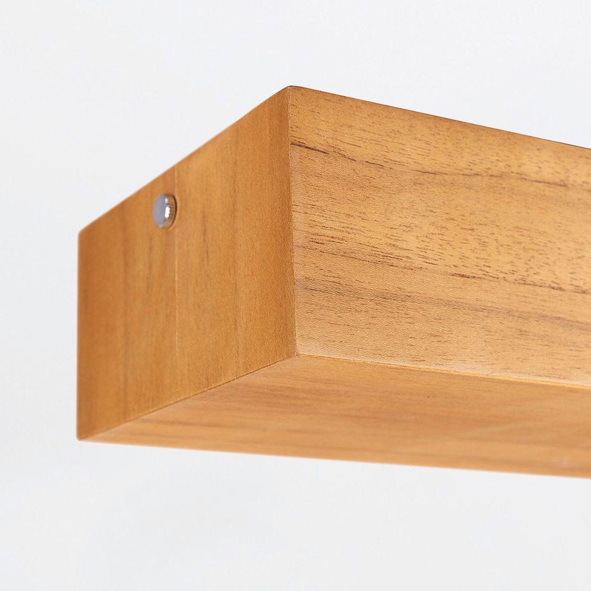 LED-HÄNGELEUCHTE 140/9/150 cm    - Teakfarben, Natur, Holz/Kunststoff (140/9/150cm) - Elstead Lighting