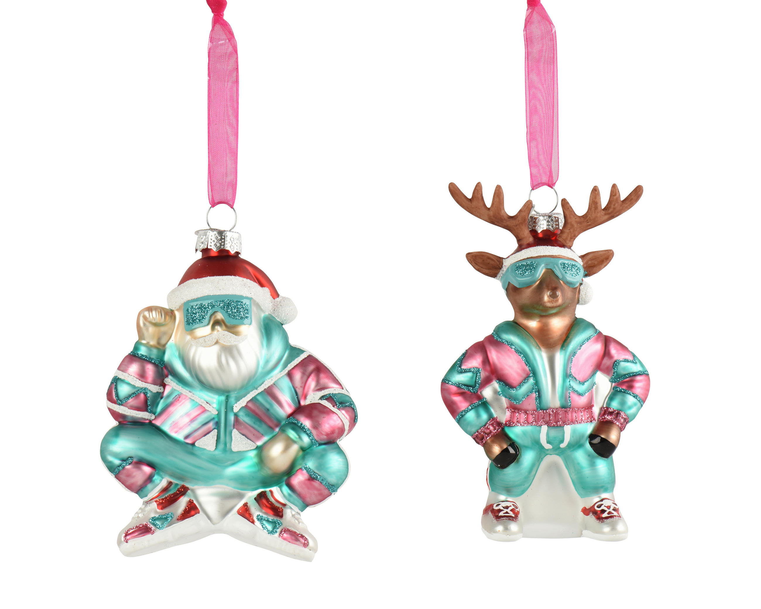 CHRISTBAUMKUGEL  - Multicolor, Basics, Glas (8.4/4.5/11.9cm)