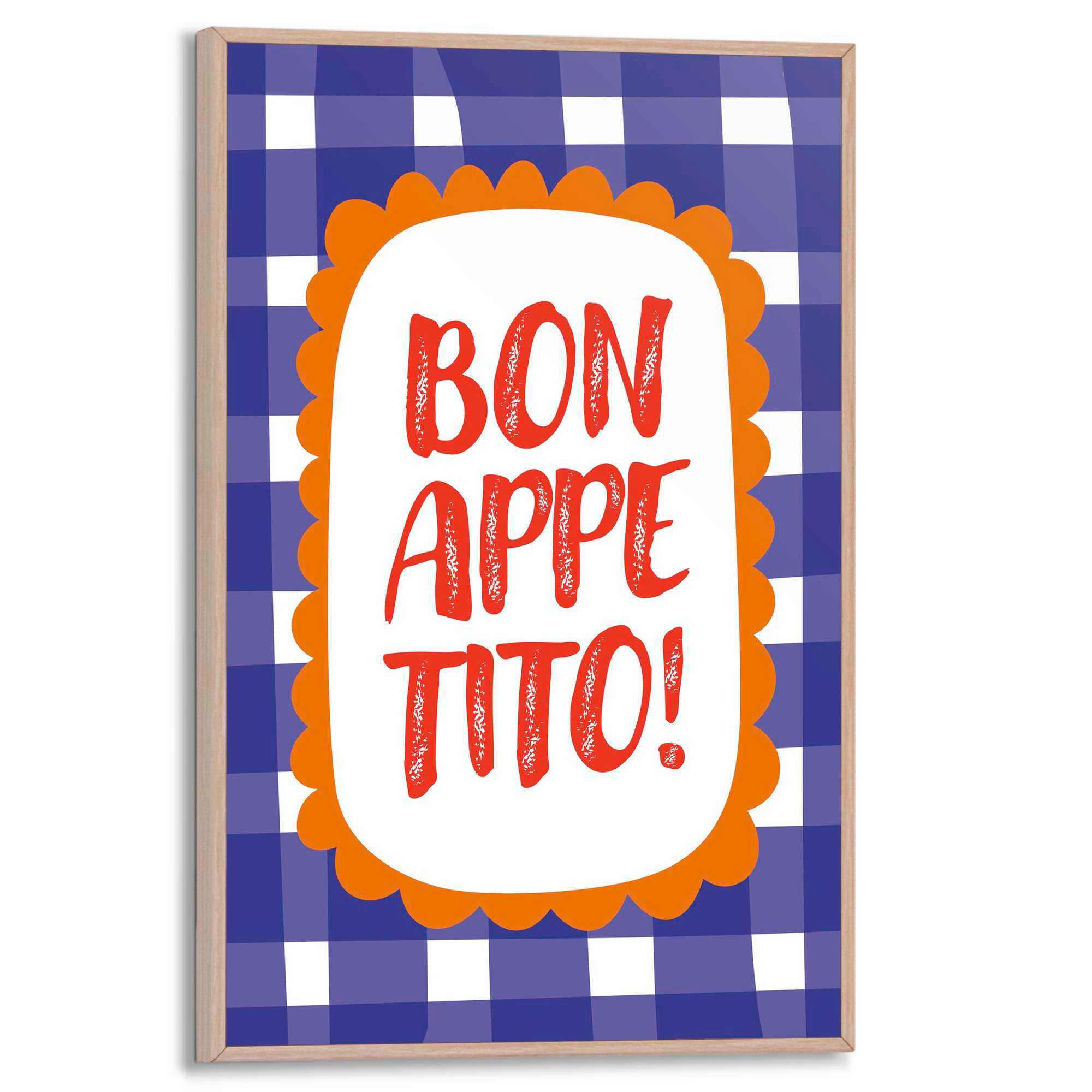 BILD 20/30 cm  - Blau, Trend, Holzwerkstoff (20/30cm) - Reinders!