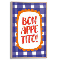 BILD 20/30 cm  - Blau, Trend, Holzwerkstoff (20/30cm) - Reinders!