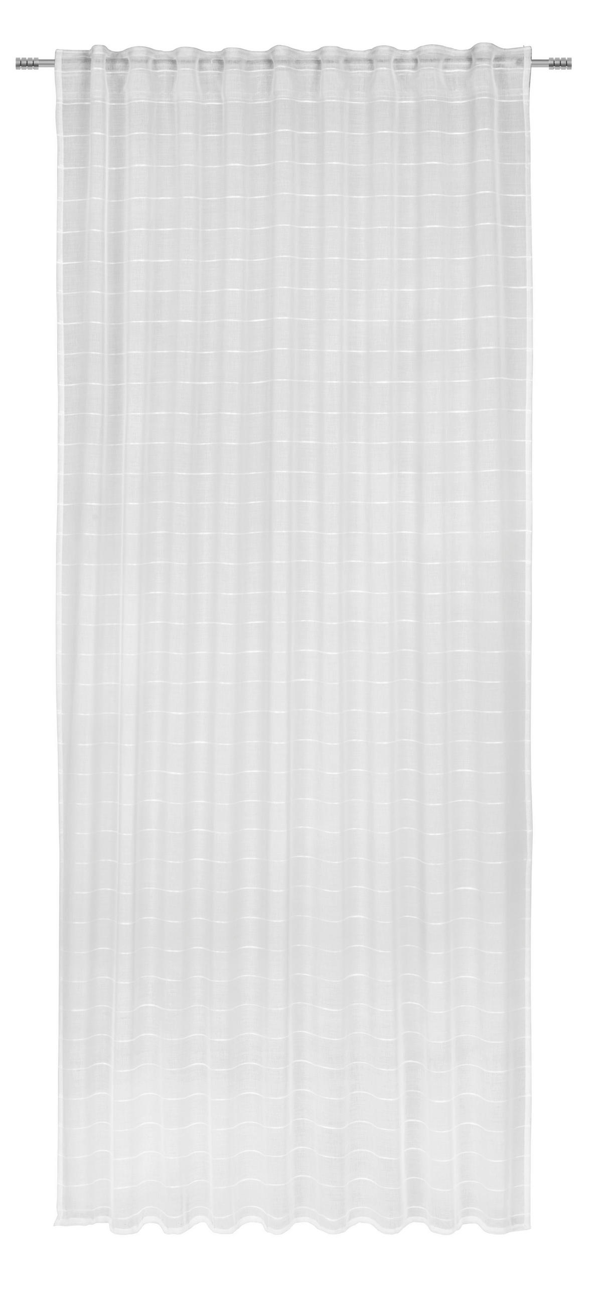 DRAPERIE CONFECțIONATĂ semitransparent  - alb, Basics, textil (140/245cm) - Esposa
