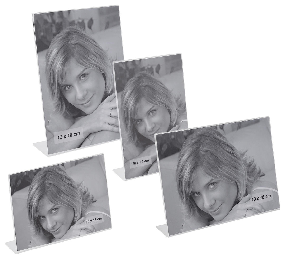 CLIPRAHMEN 13/18 cm  - Klar, Basics (13/18cm)