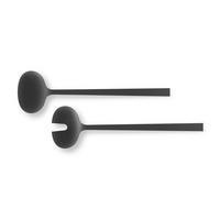 SALATBESTECK LENORA  - Schwarz, KONVENTIONELL, Metall (30/8,4/1,5cm) - Zack