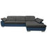 WOHNLANDSCHAFT in Textil Blau, Grau - Chromfarben/Blau, Design, Textil/Metall (297/204cm) - Xora WOHNLANDSCHAFT in Textil Blau, Grau - Chromfarben/Blau, Design, Textil/Metall (297/204cm) - Xora