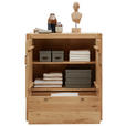 KOMMODE , 102,3/117,6/41 cm, 1 Schublade(n)  - Eichefarben/Dunkelgrau, Natur, Holz (102,3/117,6/41cm) - Valnatura