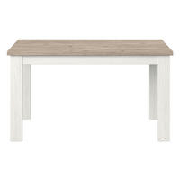 ESSTISCH Weiß, Eichefarben rechteckig  in verschiedenen Größen erhältlich  - Eichefarben/Weiß, Design, Holzwerkstoff (140/90/76cm) - SetOne by Musterring