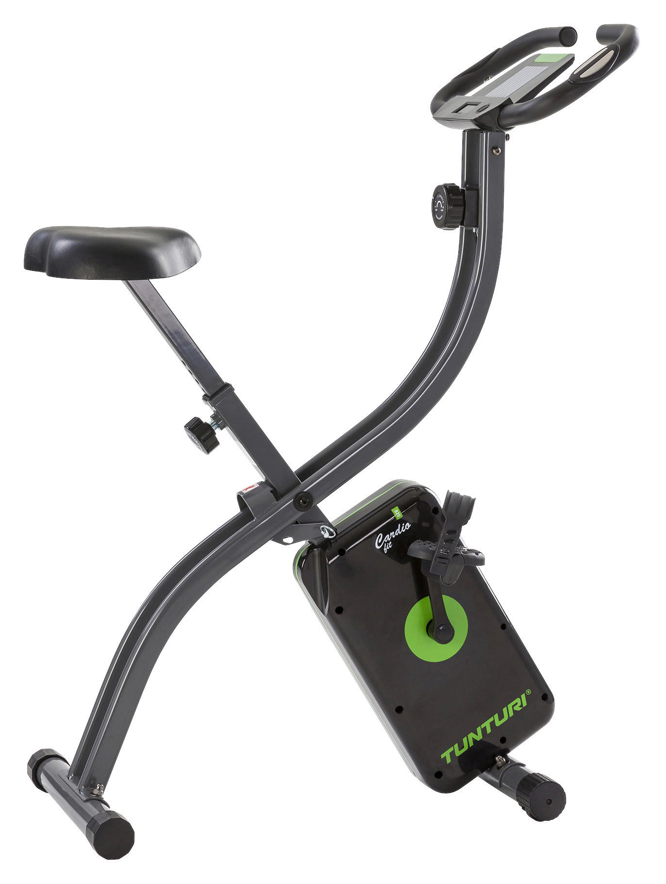 HEIMTRAINER FIT B20 X-BIKE - Schwarz/Grün, KONVENTIONELL, Kunststoff/Metall (94,5/46/116cm) - Tunturi