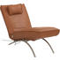 RELAXLIEGE in Leder Braun - Edelstahlfarben/Braun, Design, Leder/Metall (70/95/208cm) - Koinor RELAXLIEGE in Leder Braun - Edelstahlfarben/Braun, Design, Leder/Metall (70/95/208cm) - Koinor