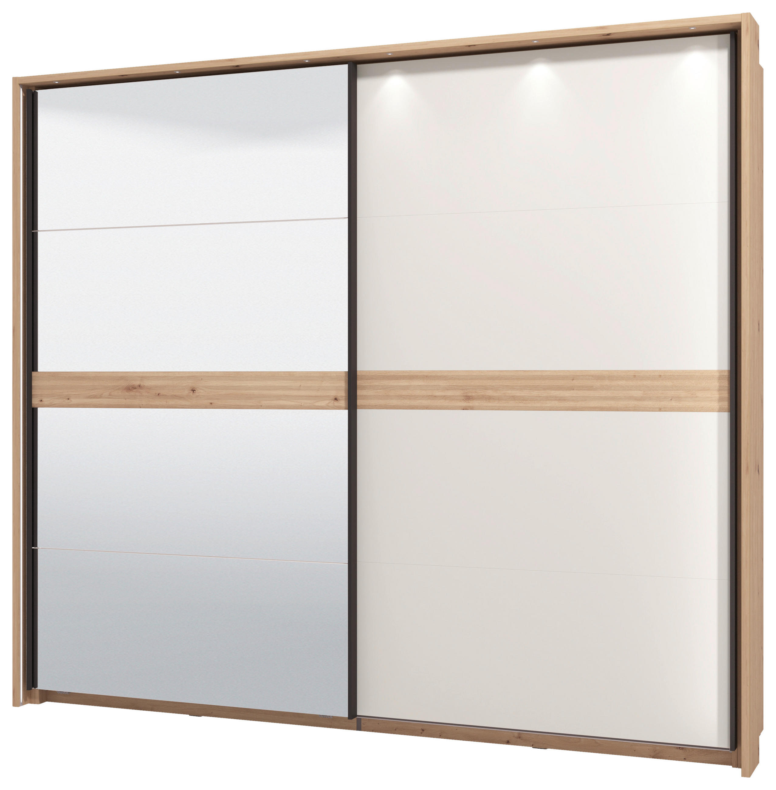 PASPARTOVÝ RÁM, dub artisan, 255/221/18,5 cm - dub artisan, Konventionell, kompozitné drevo (255/221/18,5cm) - Xora