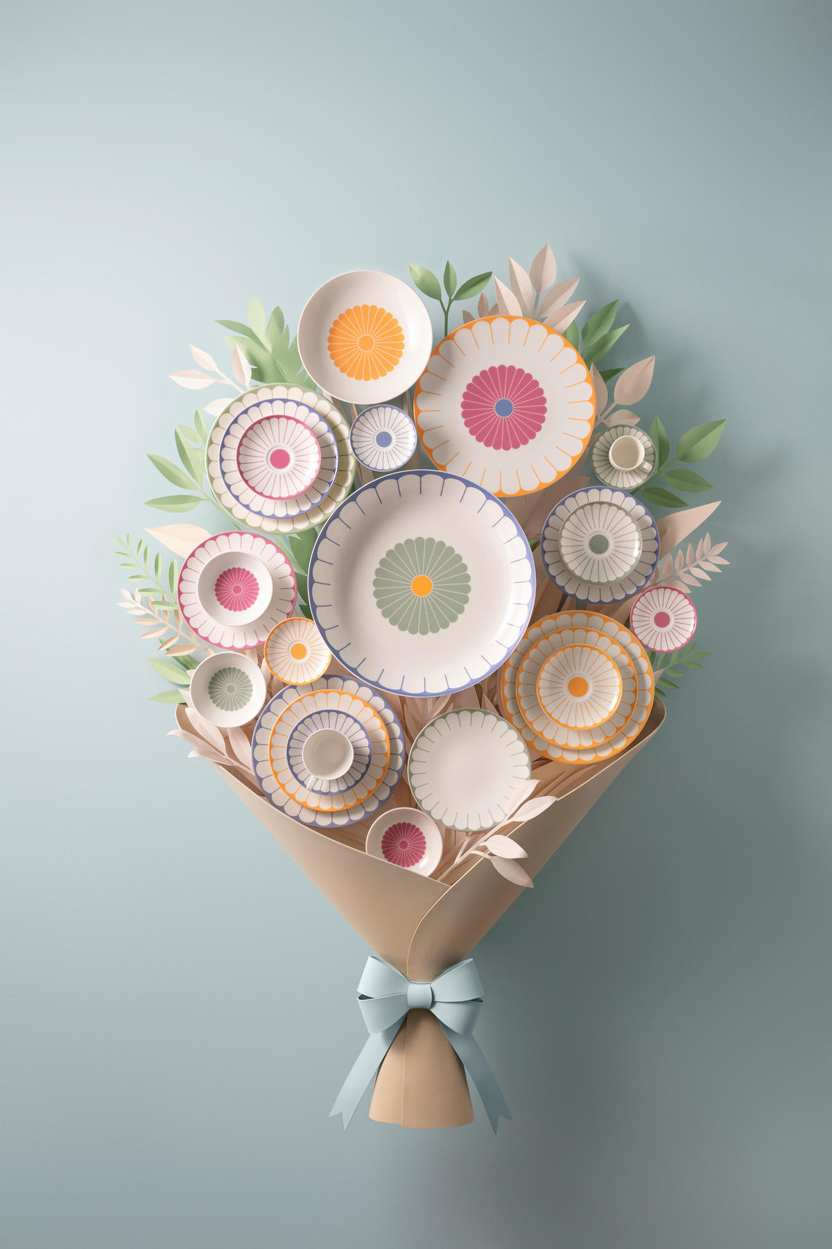UNTERTASSE Fleur Bleu  - Weiss/Hellblau, Design, Keramik (15,5/8,6cm) - Villeroy & Boch