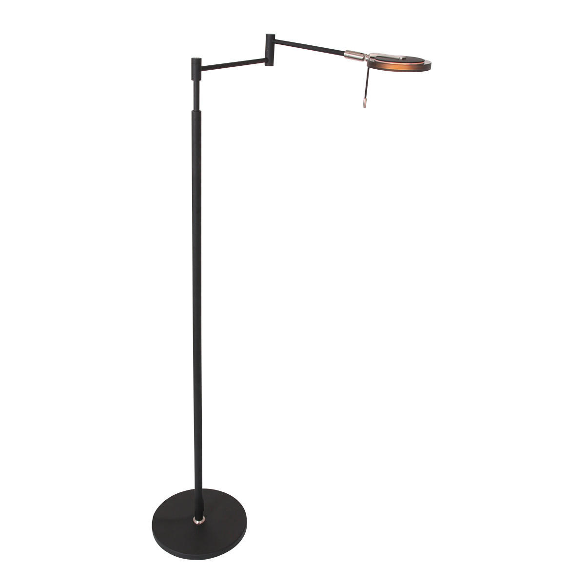STEHLEUCHTE 23/68/141 cm    - Schwarz, Design, Glas/Metall (23/68/141cm)
