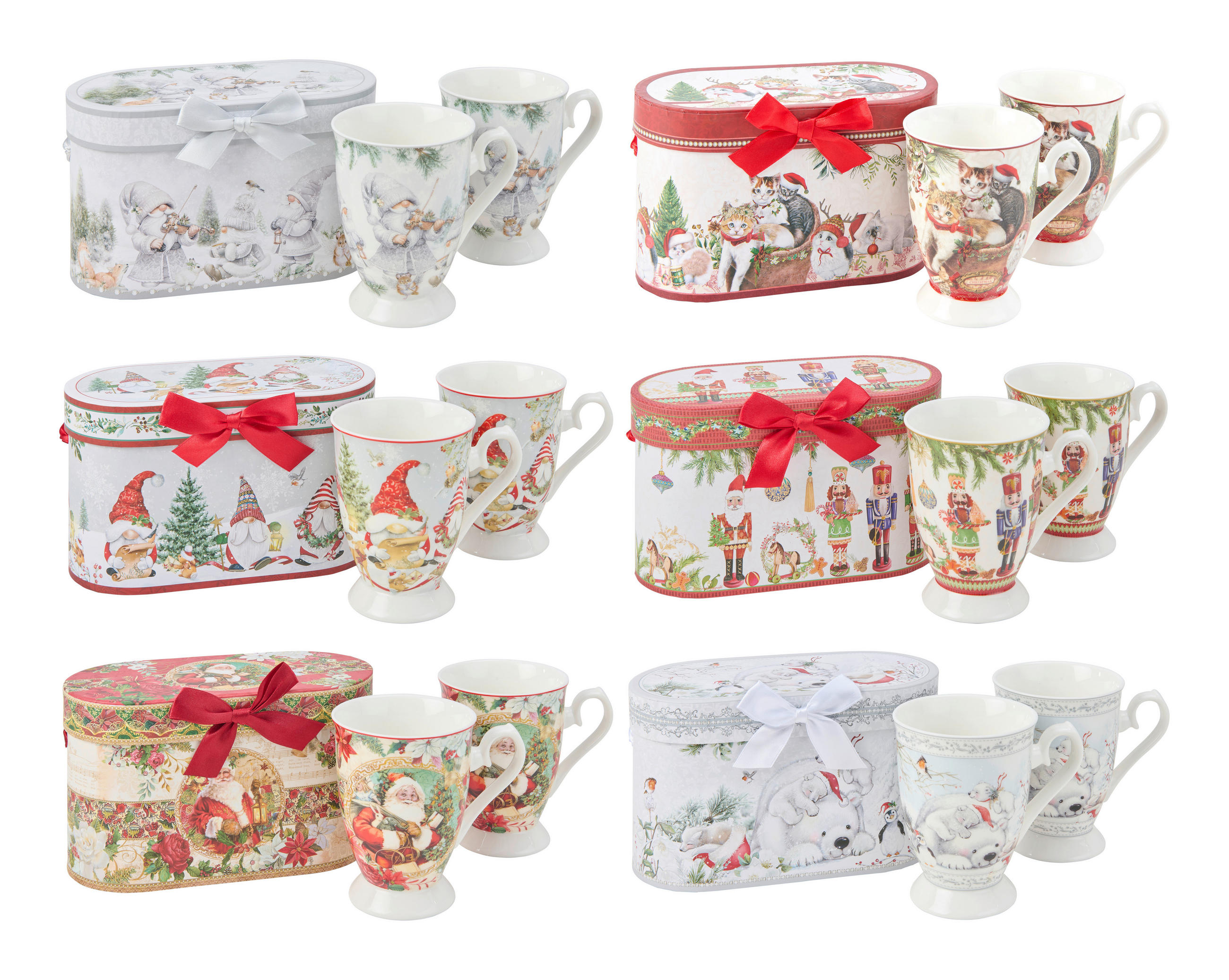 KAFFEEBECHER  320 ml   - Multicolor, LIFESTYLE, Keramik (320ml) - X-Mas