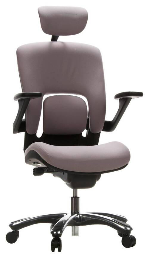 DREHSTUHL Flachgewebe Grau, Schwarz  - Chromfarben/Schwarz, Basics, Kunststoff/Textil (58/119/50cm) - MID.YOU