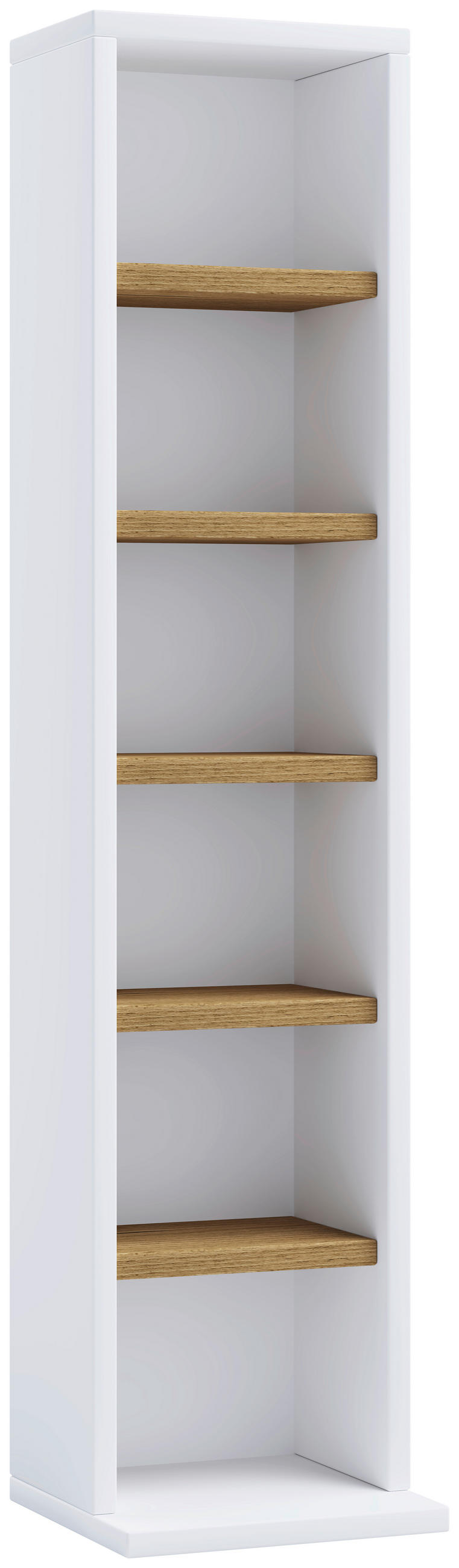 CD-REGAL - Honigeiche/Weiss, Basics, Holzwerkstoff (21/92/20cm) - MID.YOU