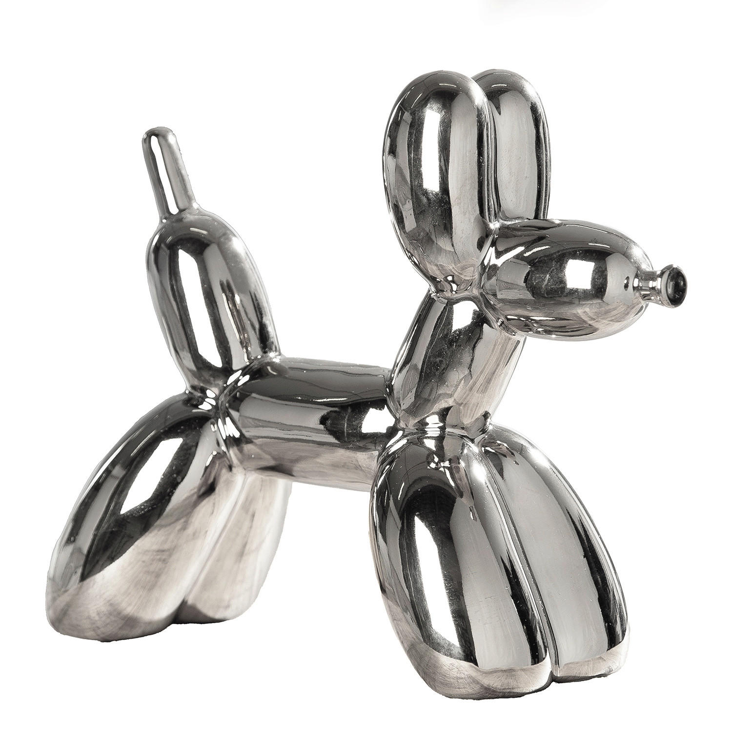 SKULPTUR - Silberfarben, Basics, Keramik (20/17/8cm)