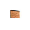 LED-WANDLEUCHTE 20/7,5/15 cm   - Schwarz/Kieferfarben, Natur, Holz/Metall (20/7,5/15cm)