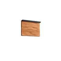 LED-WANDLEUCHTE KALEA 20/7,5/15 cm   - Schwarz/Kieferfarben, Natur, Holz/Metall (20/7,5/15cm)