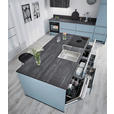 EINBAUKÜCHE   - Pastellblau, Design, Holzwerkstoff - Xora