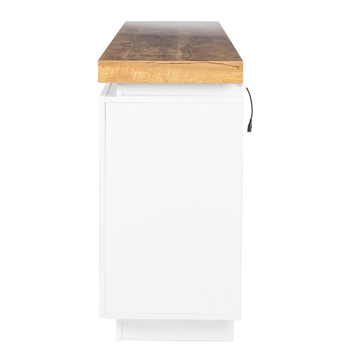 SIDEBOARD  in 200/80/40 cm  - Eichefarben/Weiß, Design, Holzwerkstoff (200/80/40cm) - Livetastic