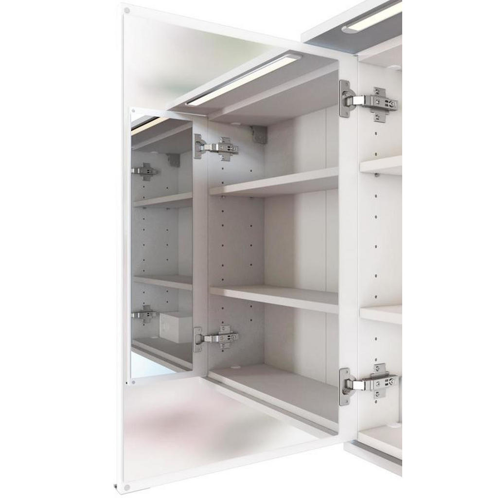 Thumbnail - Xora Spiegelschrank, Weiß, Holzwerkstoff, 60x67x20 cm, Made in Germany, Badezimmer, Badezimmerspiegel, Spiegelschränke