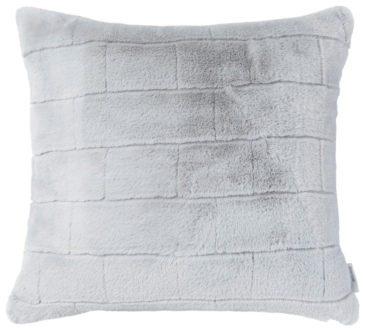 POTAH NA POLŠTÁŘ  48/48 cm - šedá, Konvenční, textil (48/48cm) - Dieter Knoll