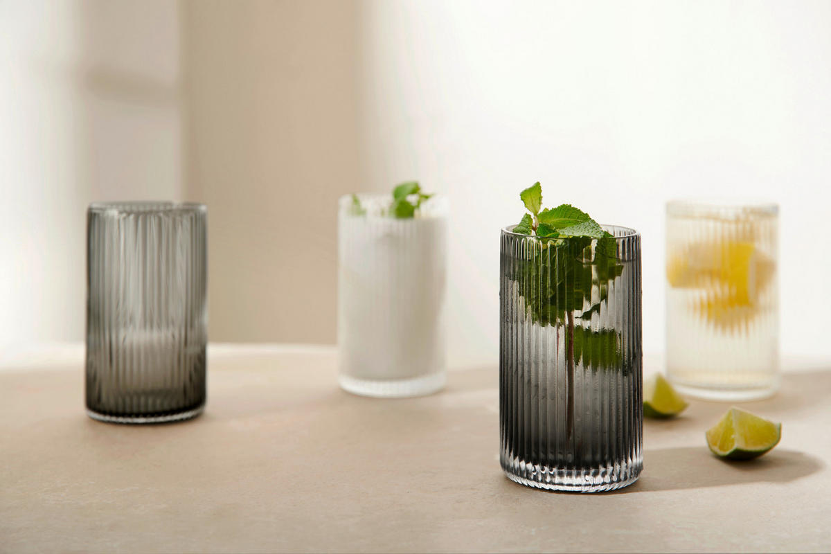 GLAS 200 ml  - Grau, Basics, Glas (7,8/8cm) - ASA