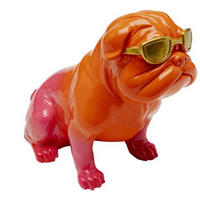 DEKOHUND - Pink/Goldfarben, Design, Kunststoff (11/17/20cm) - Kare-Design