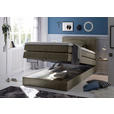 BOXSPRINGBETT 120/200 cm  in Graubraun  - Graubraun/Schwarz, KONVENTIONELL, Kunststoff/Textil (120/200cm) - Carryhome