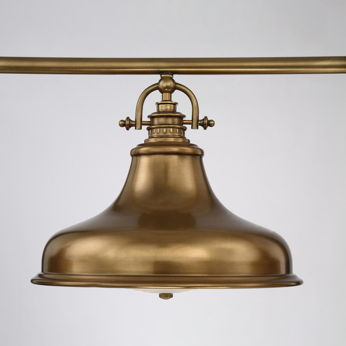 HÄNGELEUCHTE  133.3/73/34.3 cm   - Messingfarben, Design, Glas/Metall (133.3/73/34.3cm) - Elstead Lighting